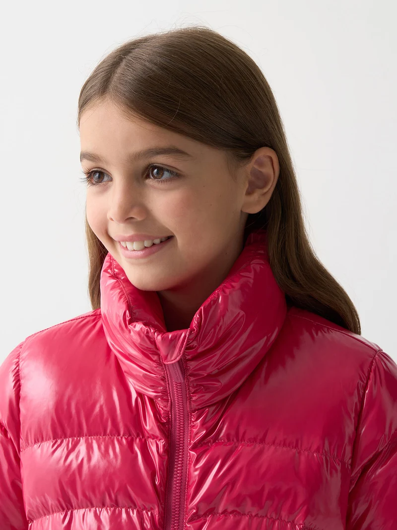 Daunenjacke Pink