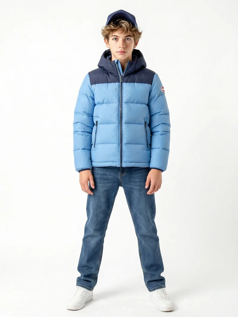 Daunenjacke Blau