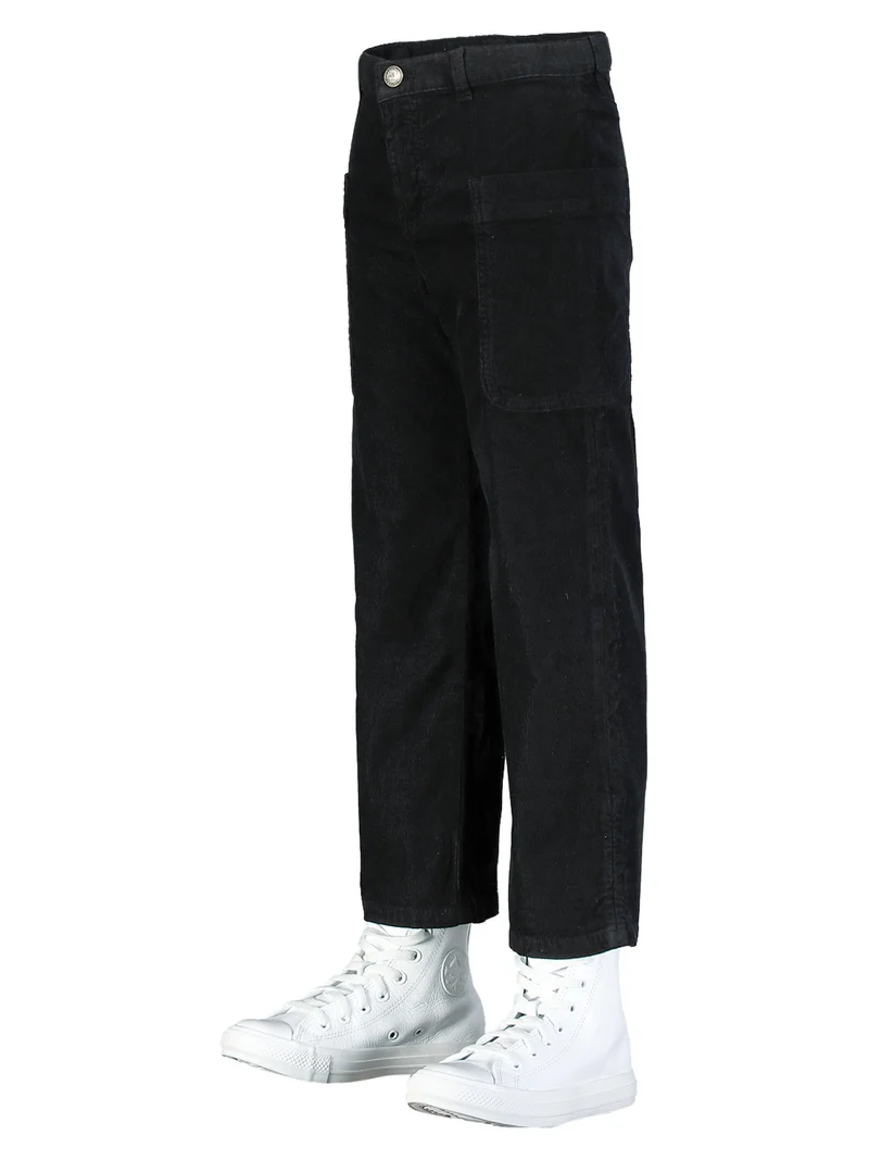 Cordhose Looping Schwarz