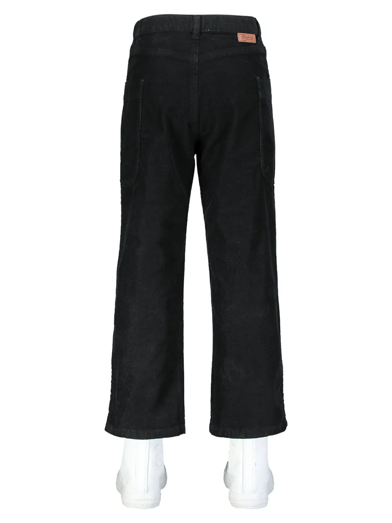 Cordhose Looping Schwarz