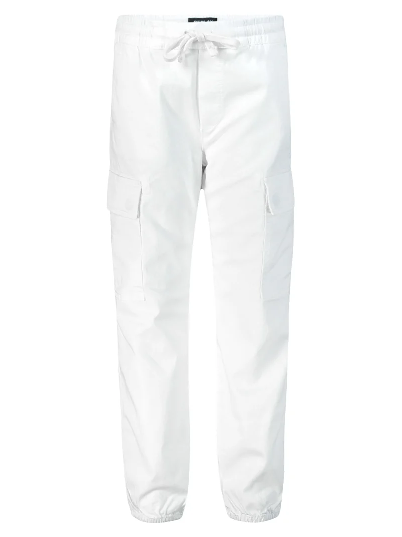 Cargohose Weiß