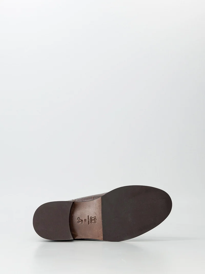 Stiefeletten Santiag Braun