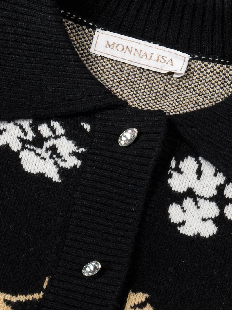 Strickjacke Schwarz