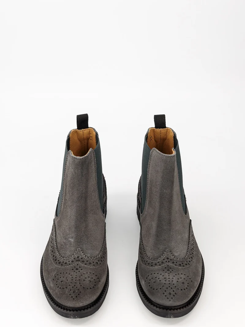 Stiefeletten Grau