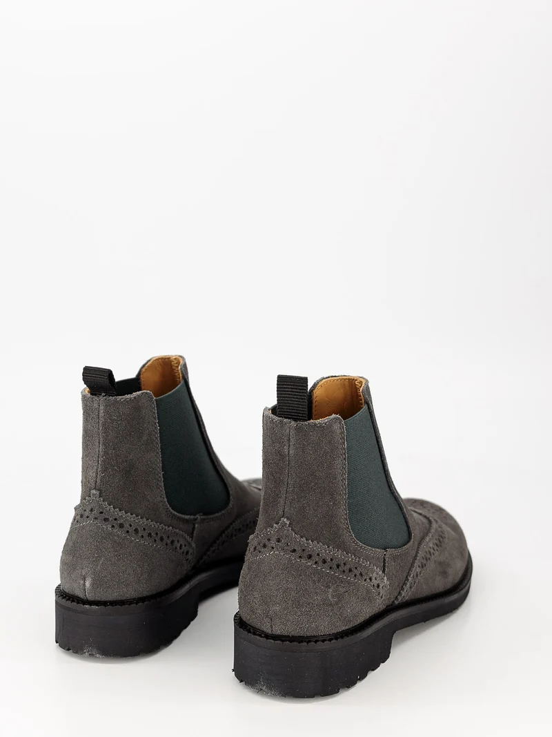Stiefeletten Grau