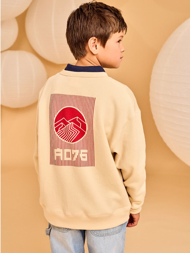 Sweatshirt Oscar Cremeweiß