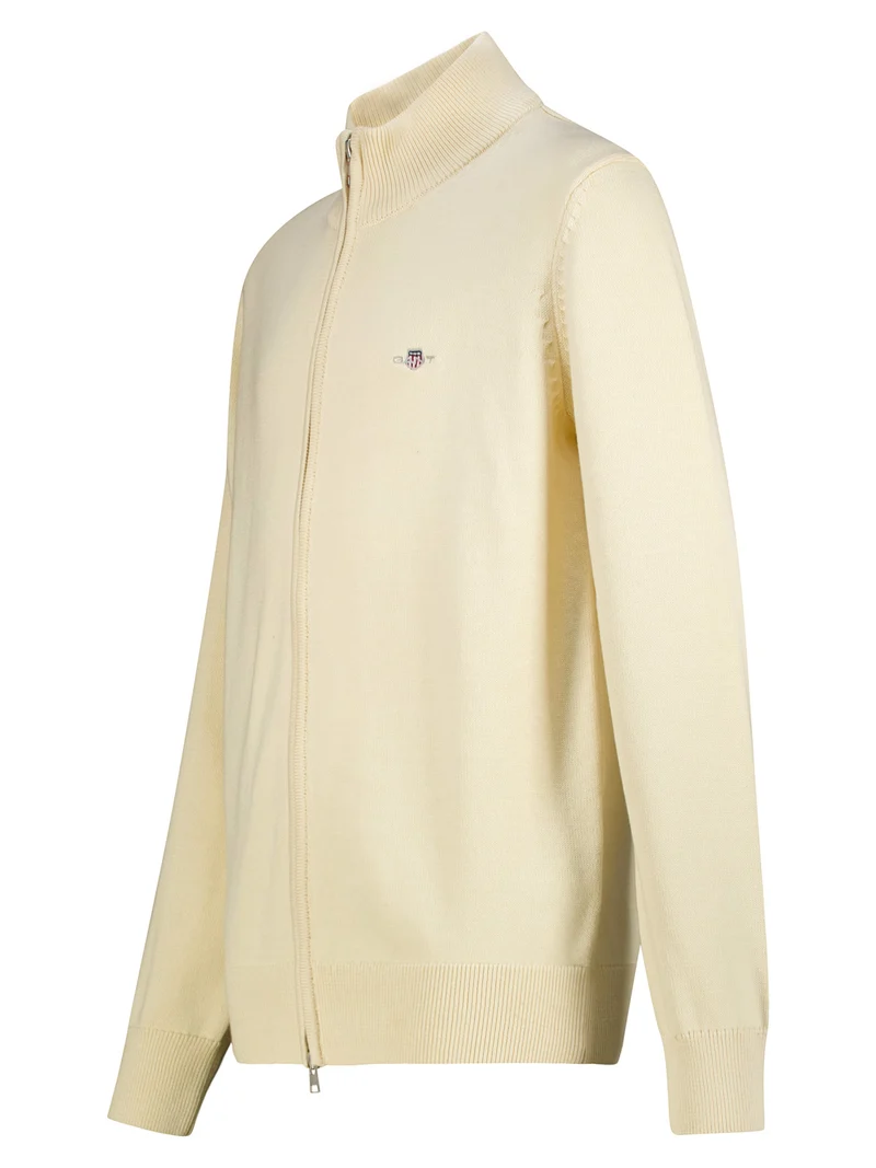 Strickjacke Cremeweiß