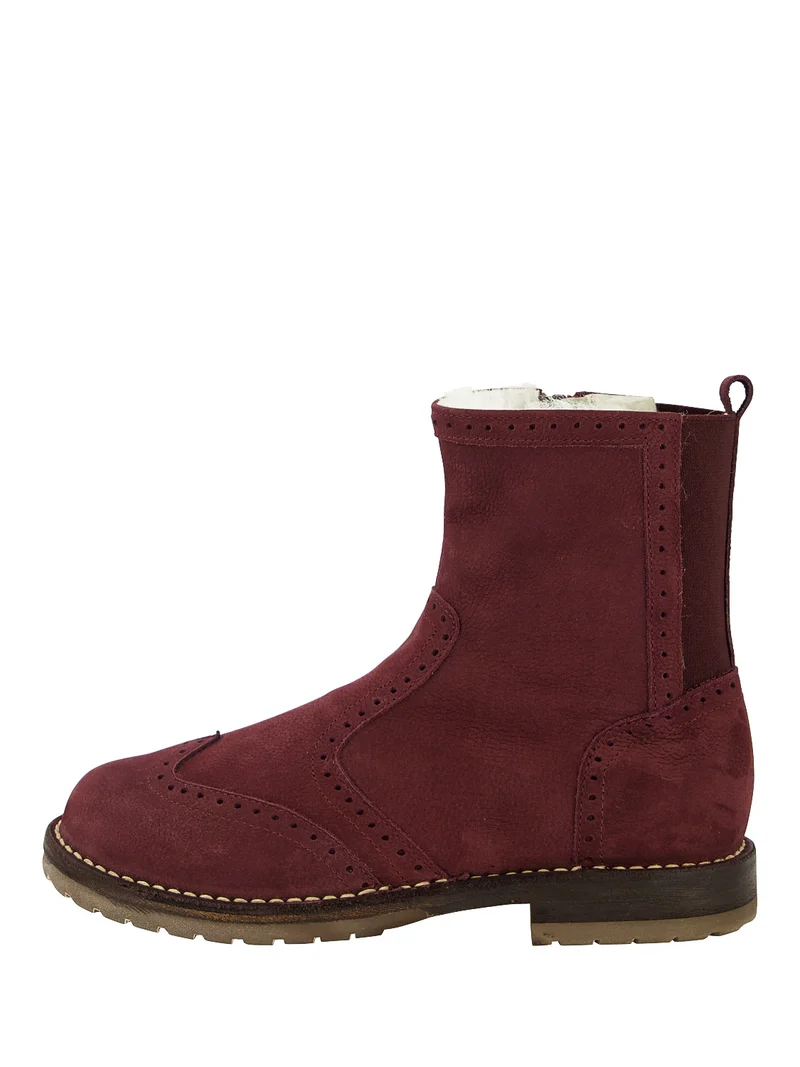 Stiefel Bordeauxrot