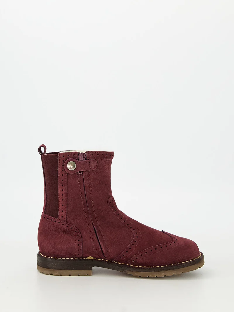 Stiefel Bordeauxrot