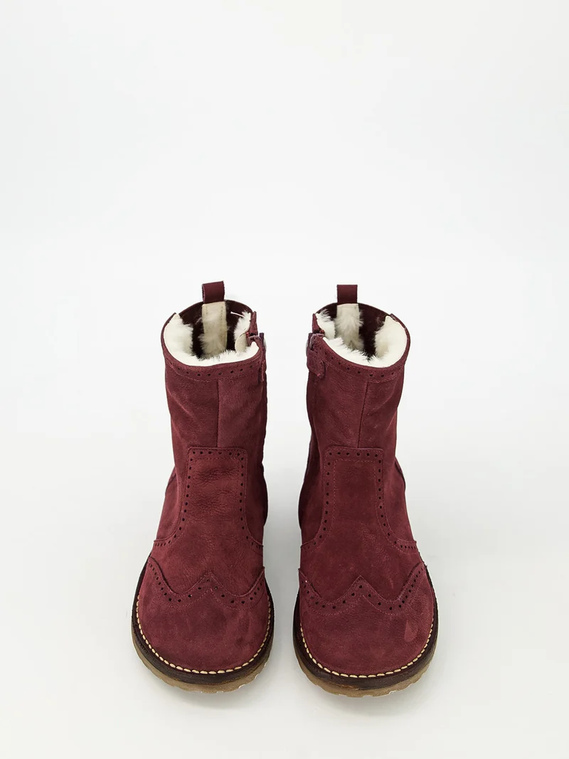 Stiefel Bordeauxrot