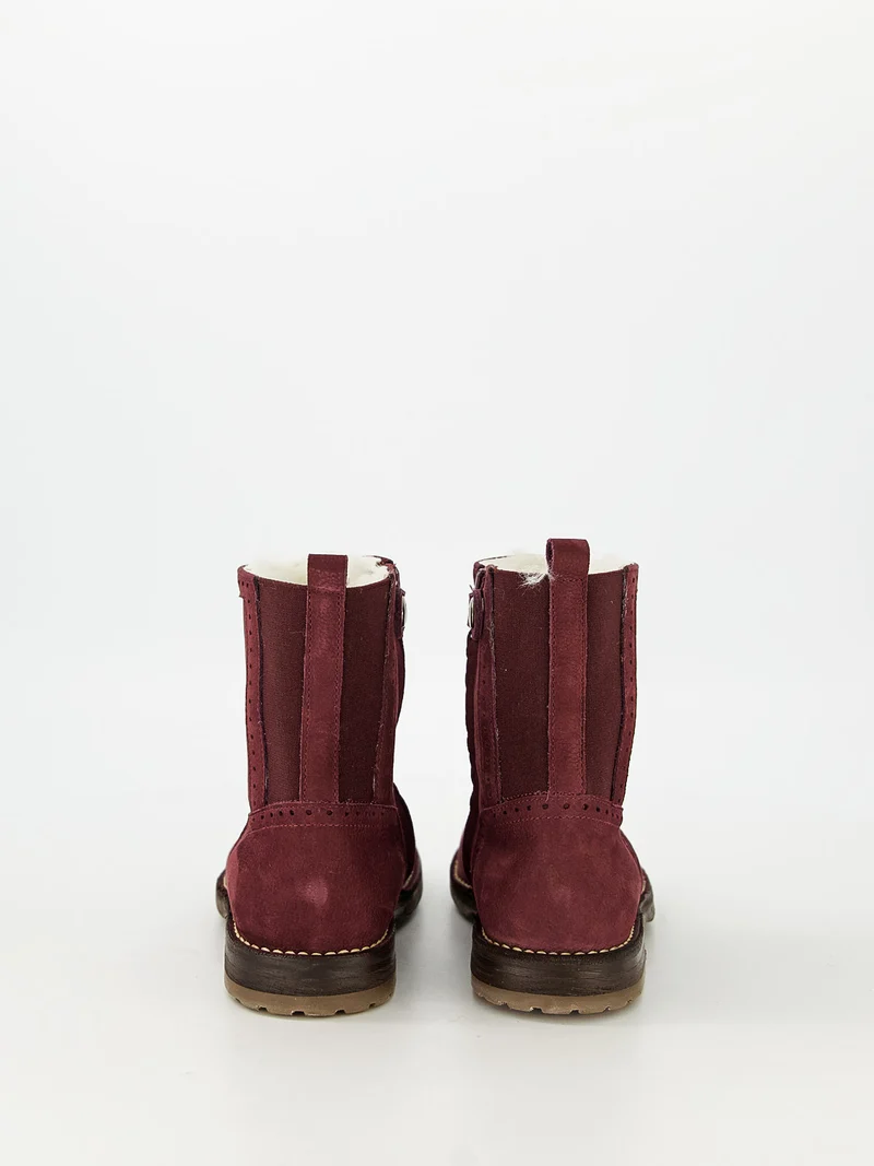 Stiefel Bordeauxrot