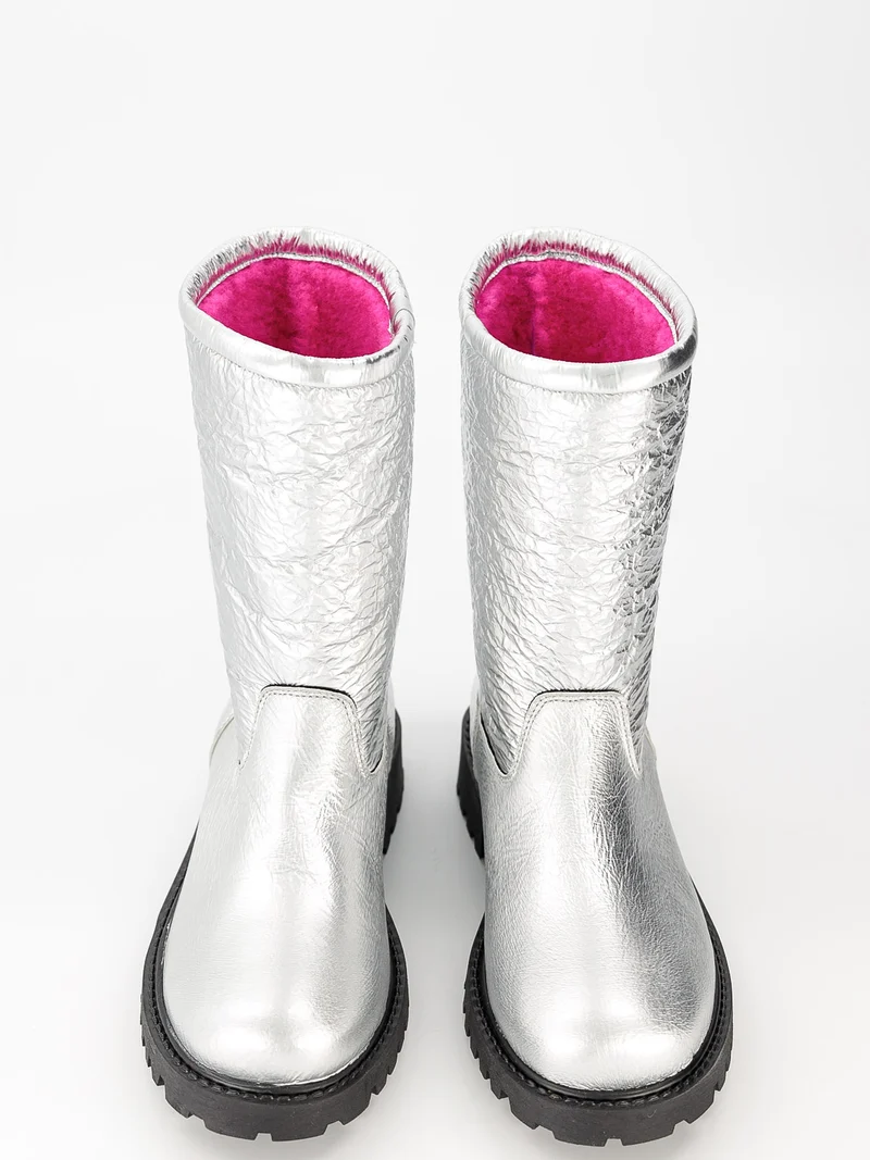 Stiefel Silber