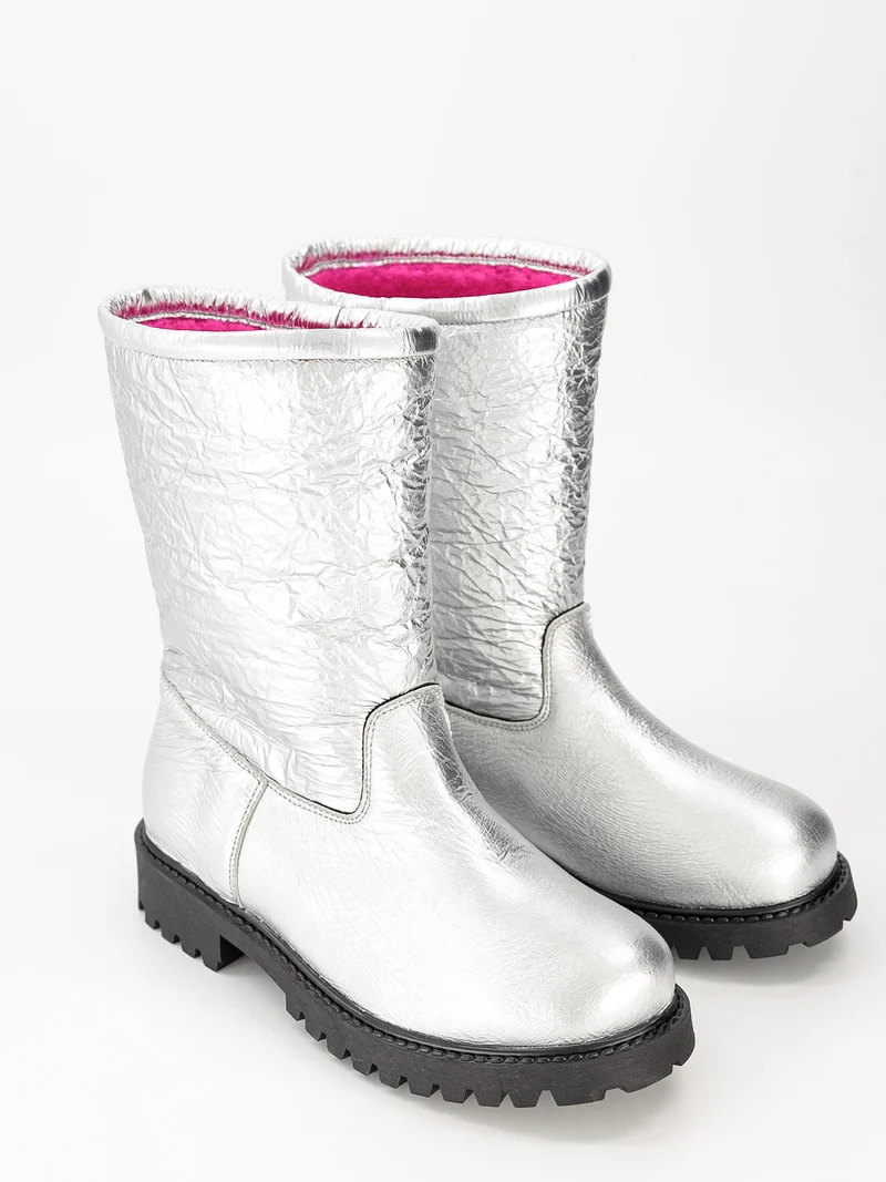 Stiefel Silber