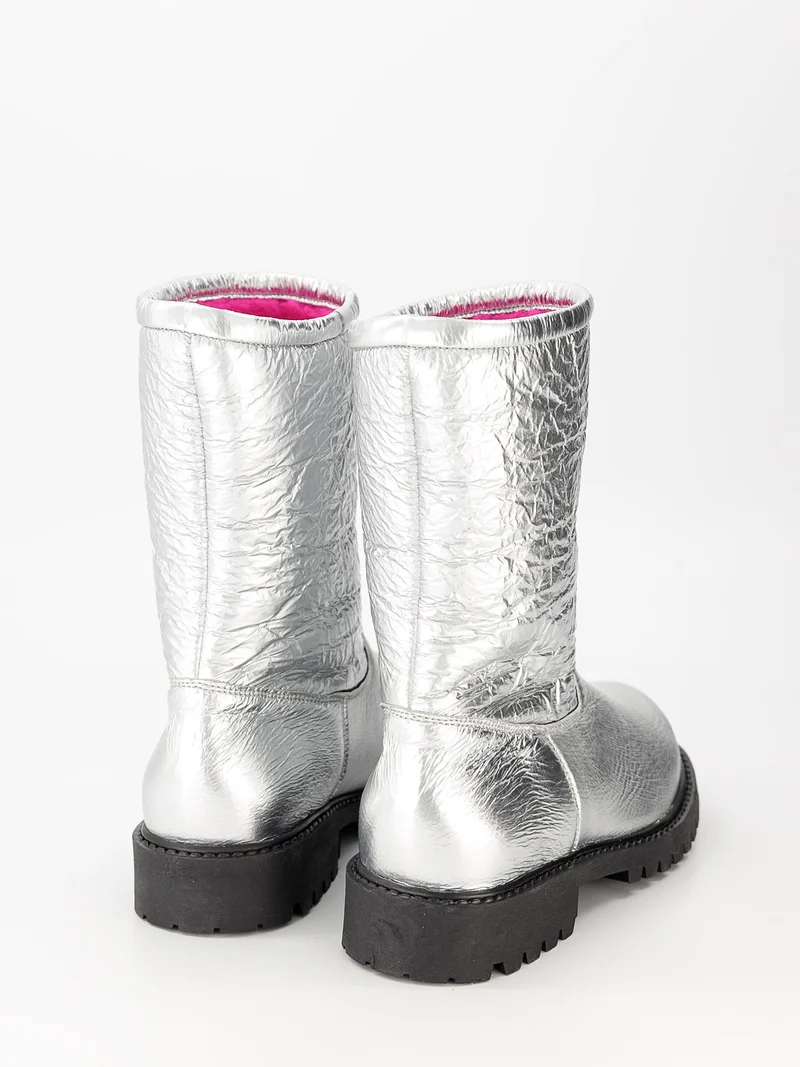Stiefel Silber