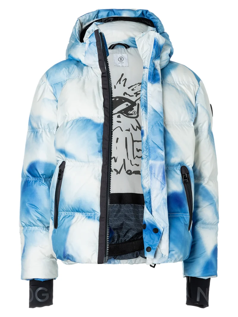 Skijacke Hellblau