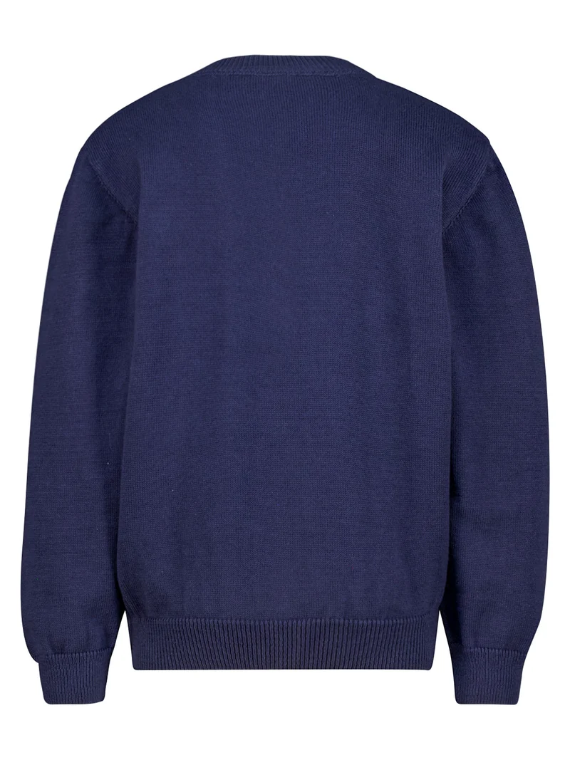 Strickjacke Marineblau