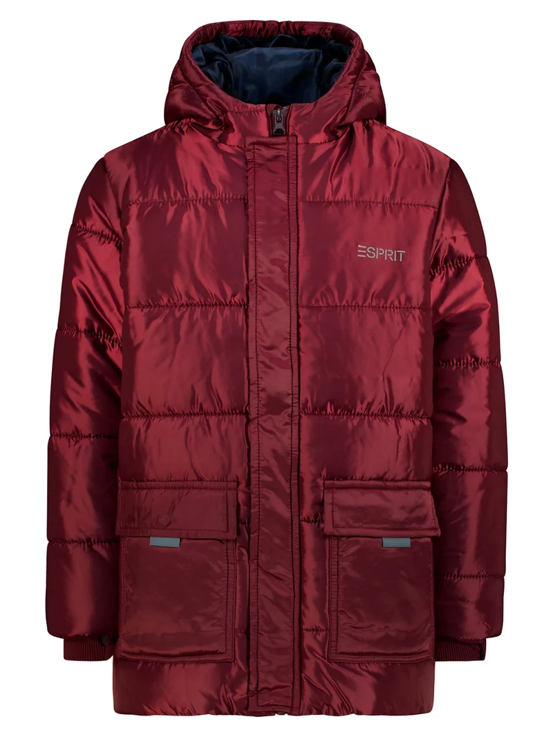 Parka Bordeauxrot