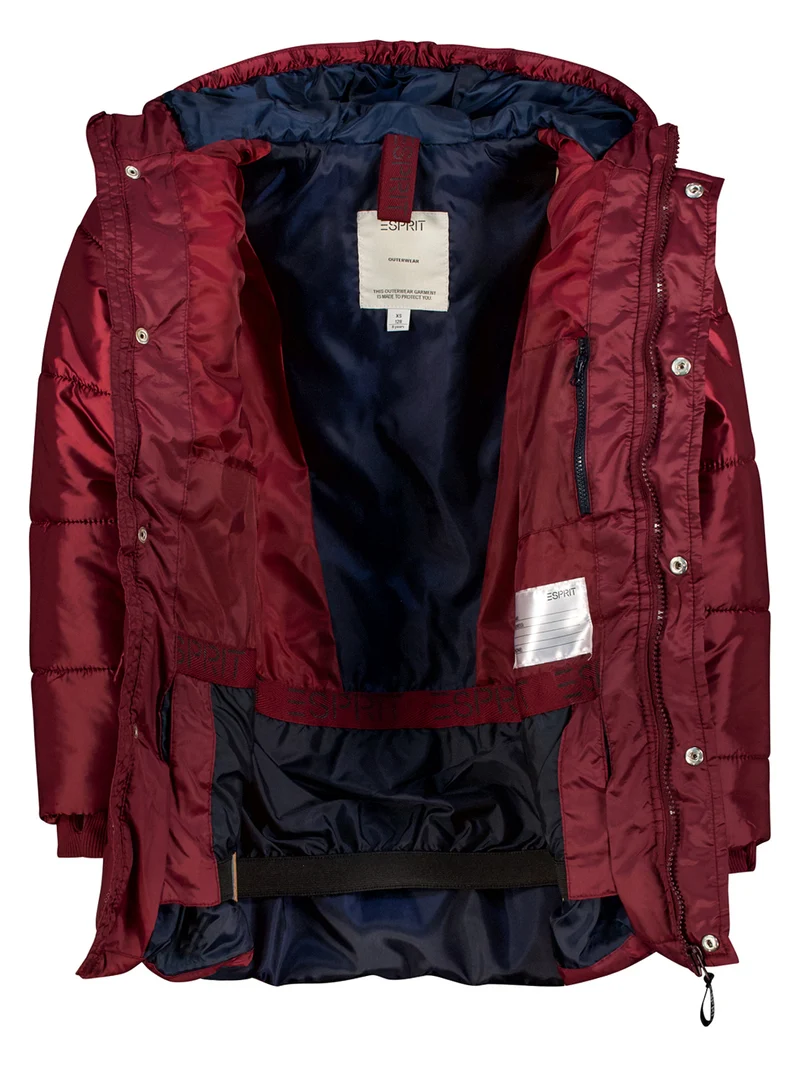 Parka Bordeauxrot