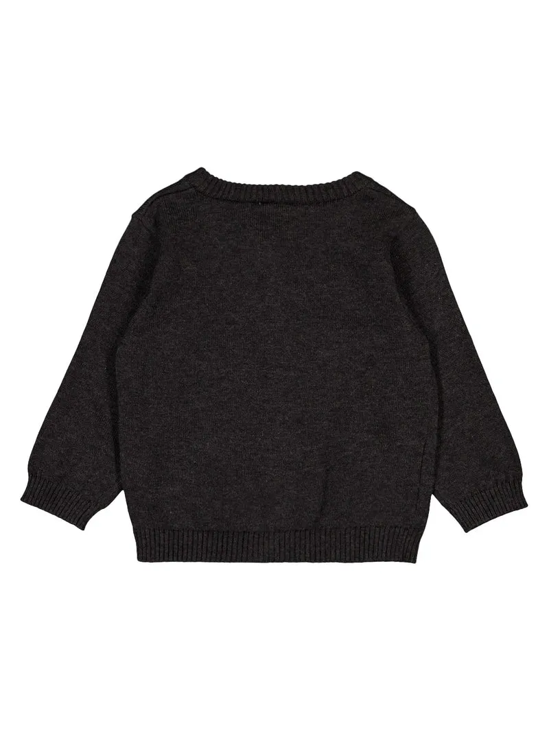 Strickjacke Anthrazit