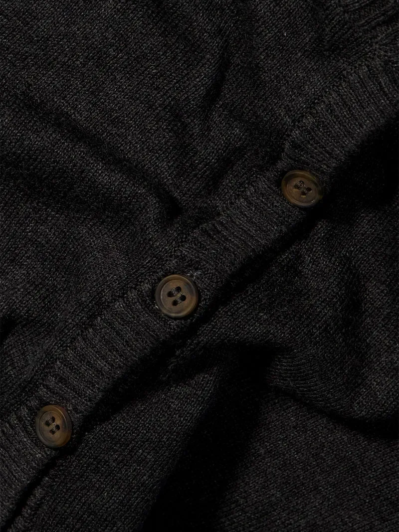Strickjacke Anthrazit