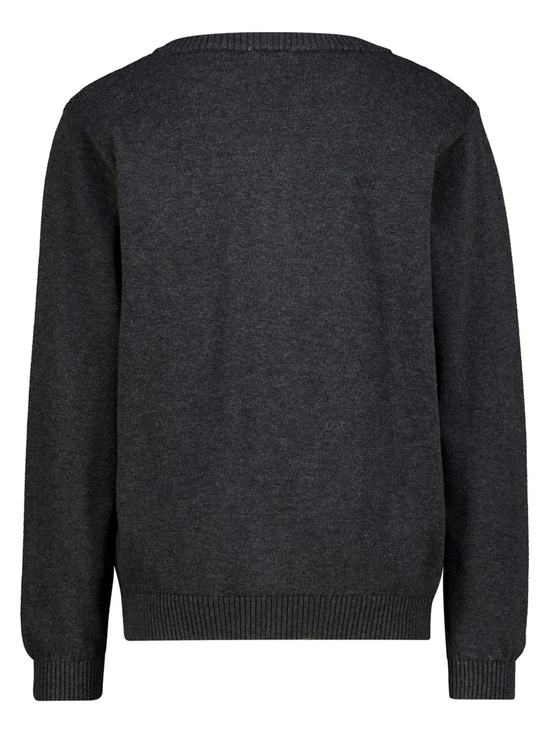 Strickjacke Anthrazit