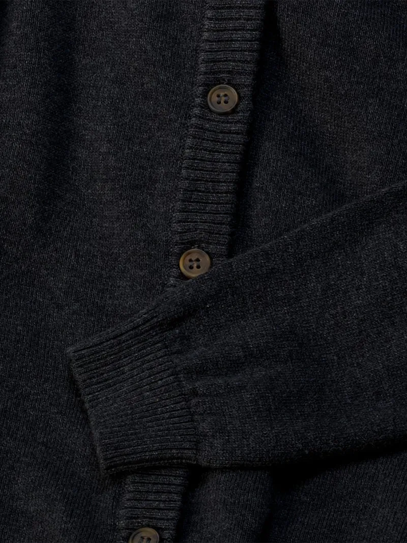 Strickjacke Anthrazit