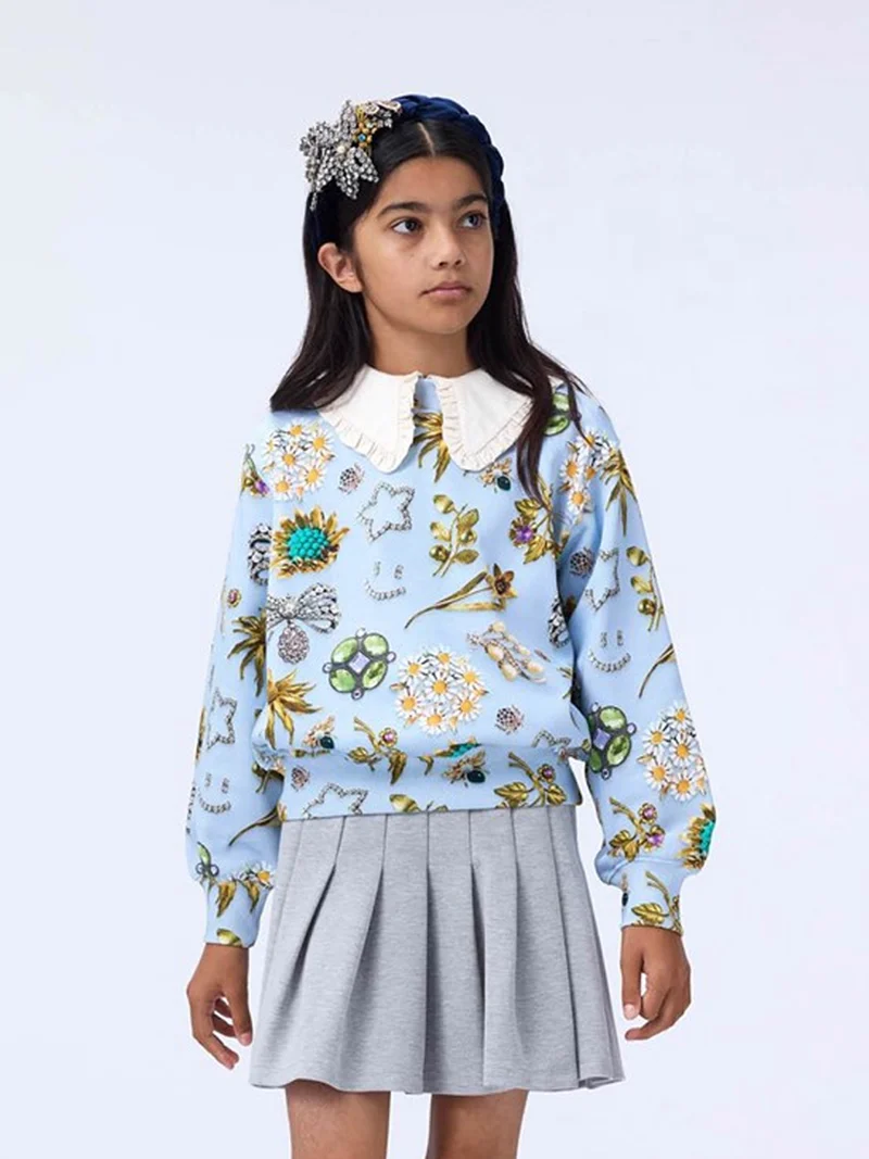 Sweatshirt Marge Hellblau