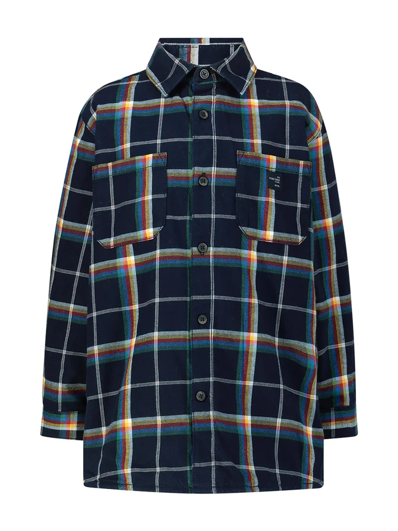 Hemd Marineblau