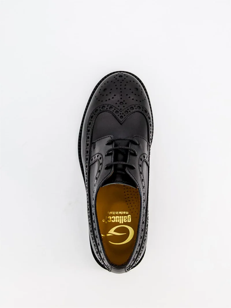 Derbyschuhe Schwarz