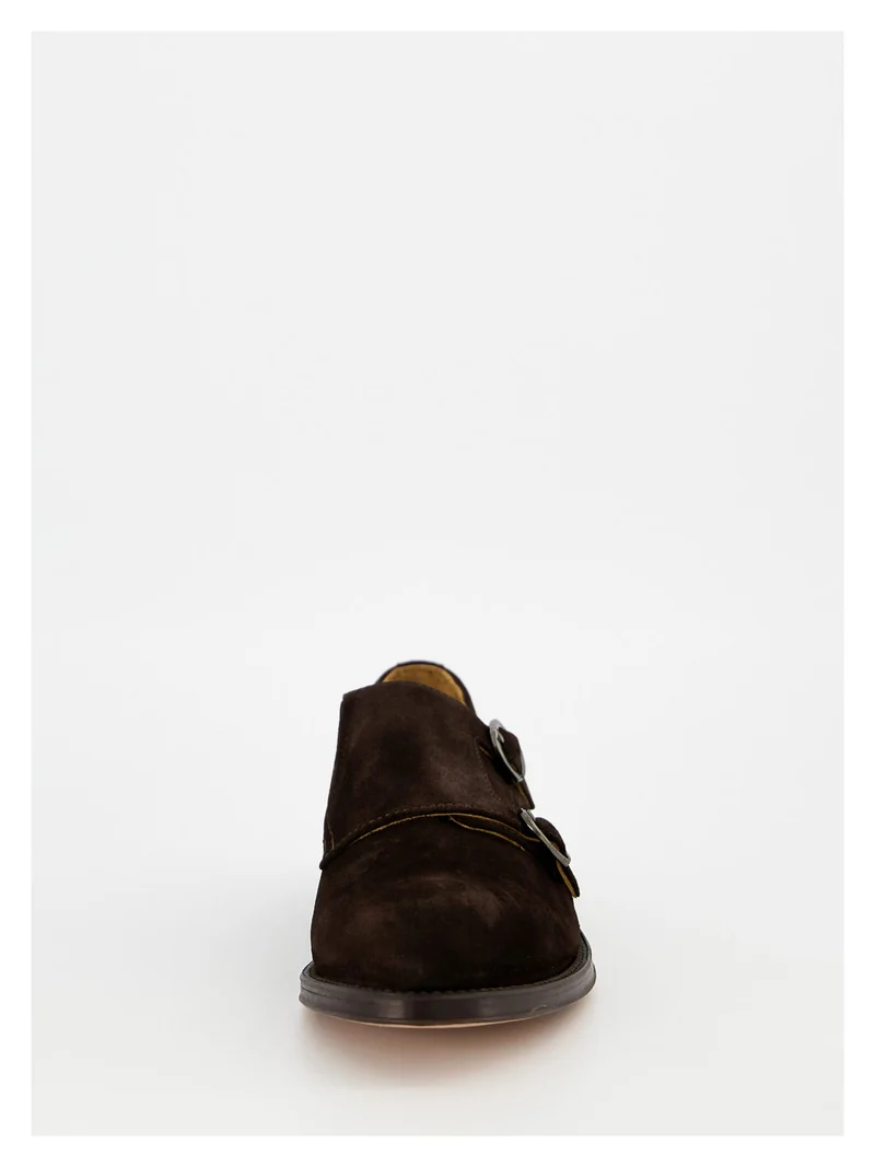 Derbyschuhe Cuoio Velour Braun