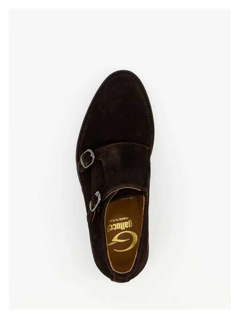 Derbyschuhe Cuoio Velour Braun