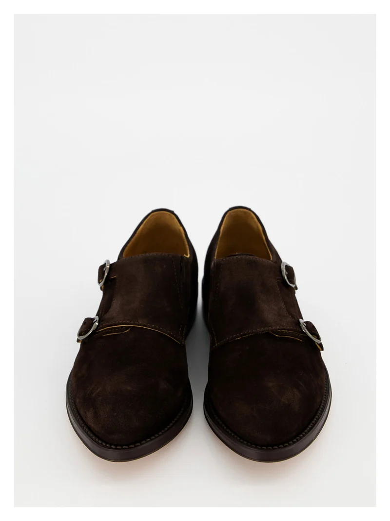 Derbyschuhe Cuoio Velour Braun