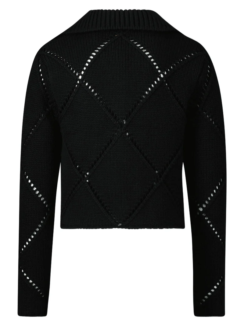 Strickjacke Schwarz