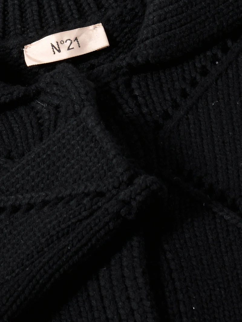 Strickjacke Schwarz