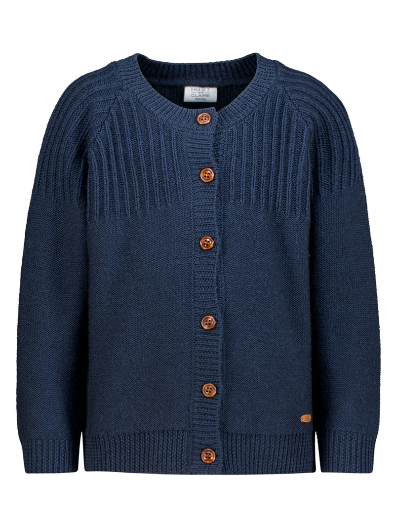 Strickjacke Marineblau