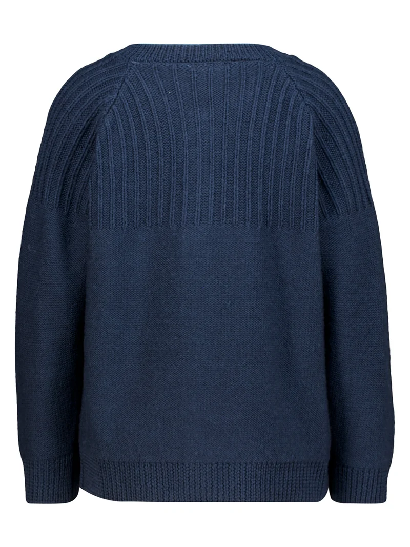 Strickjacke Marineblau