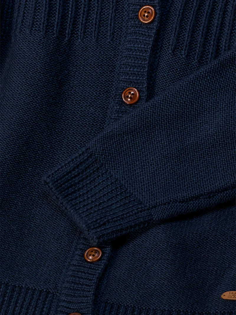 Strickjacke Marineblau