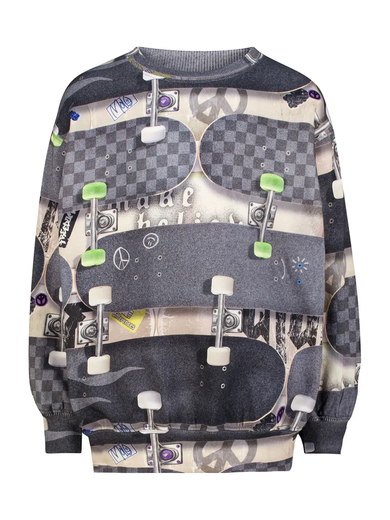 Sweatshirt Monti Grau