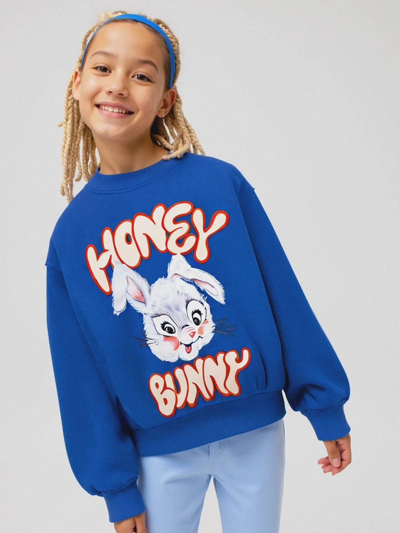 Sweatshirt Marge Blau