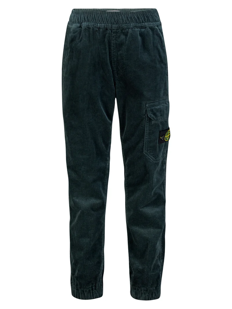 Cordhose Grün