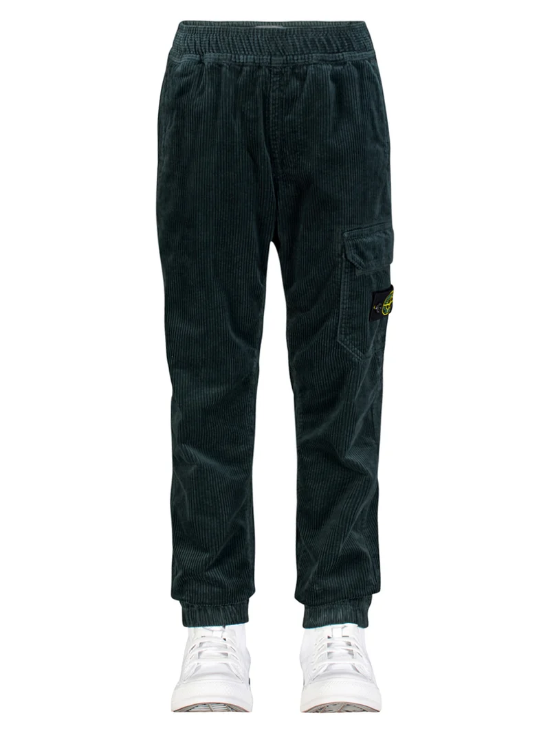 Cordhose Grün