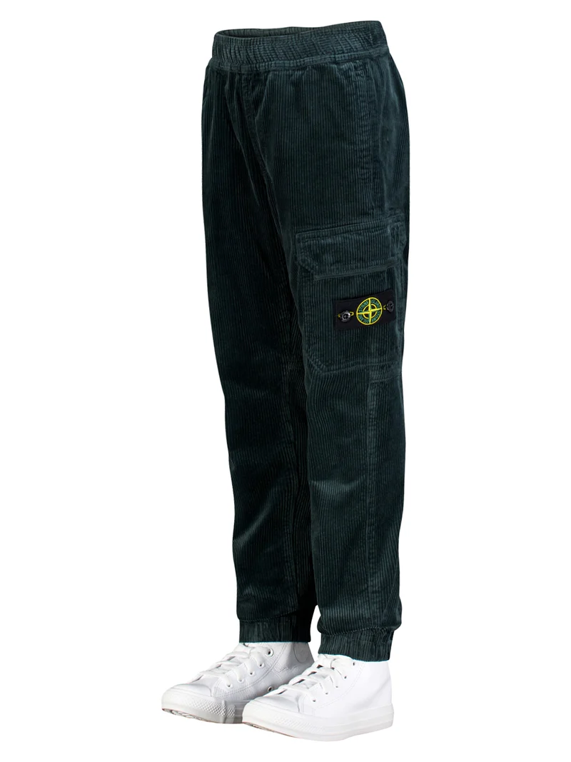 Cordhose Grün