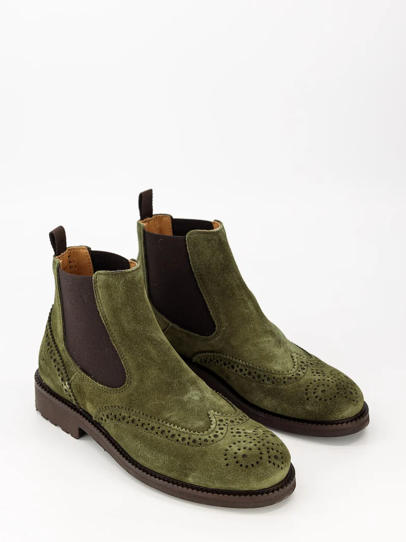 Stiefeletten Olivgrün