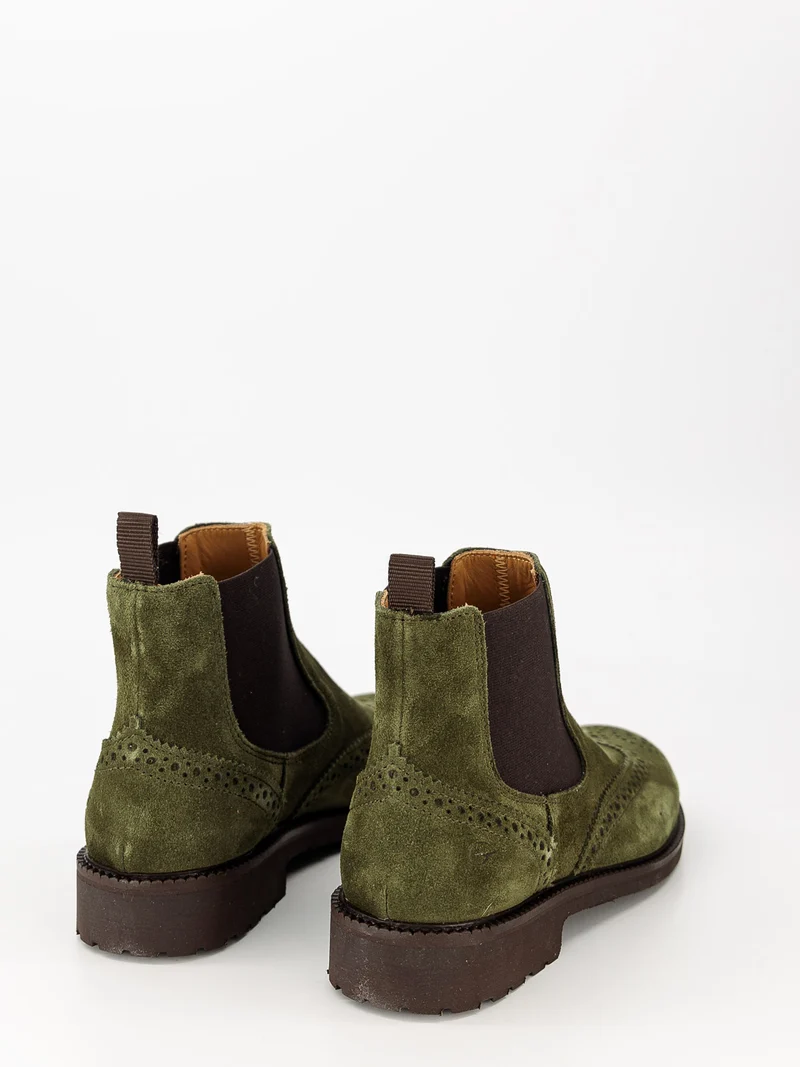 Stiefeletten Olivgrün