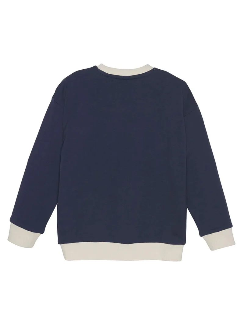 Sweatshirt Marineblau