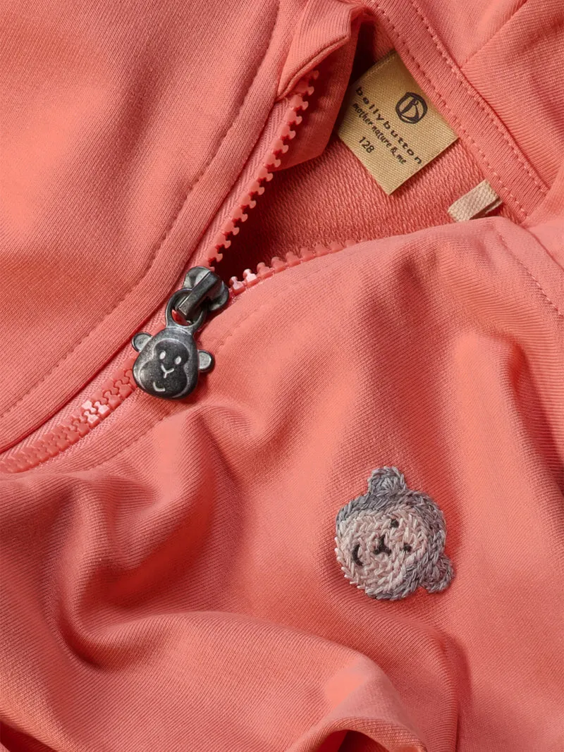 Sweatjacke Koralle