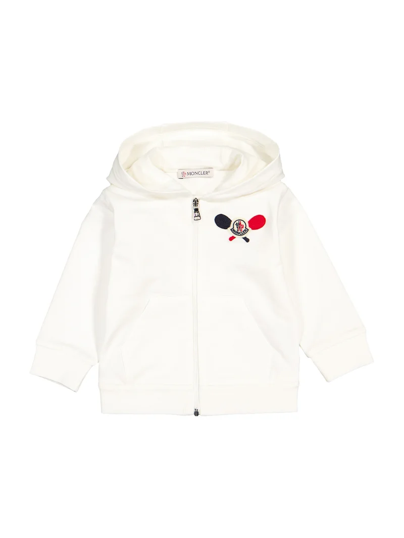 Sweatjacke Weiß