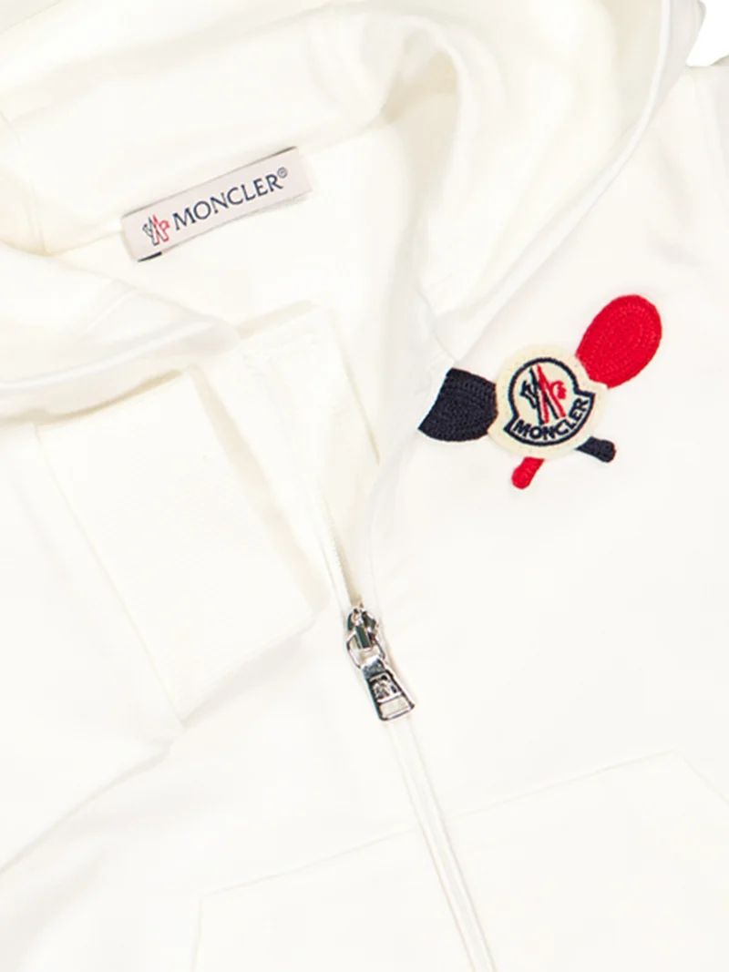 Sweatjacke Weiß