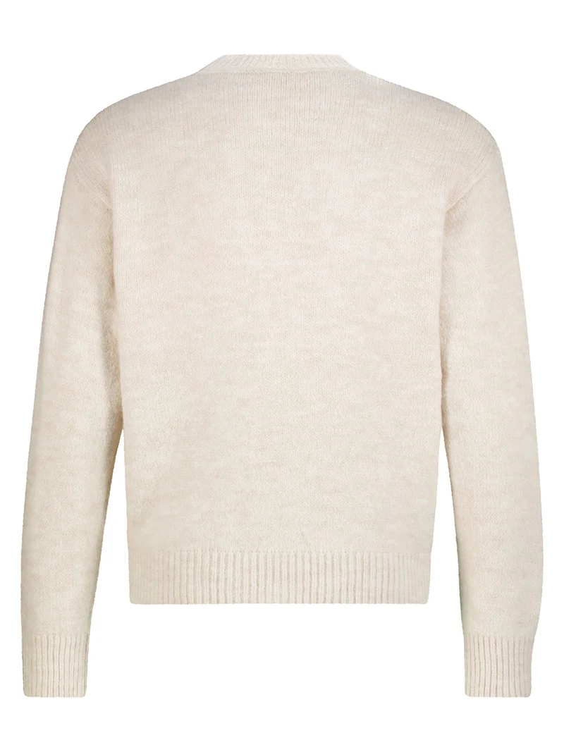 Pullover Rosa Cremeweiß
