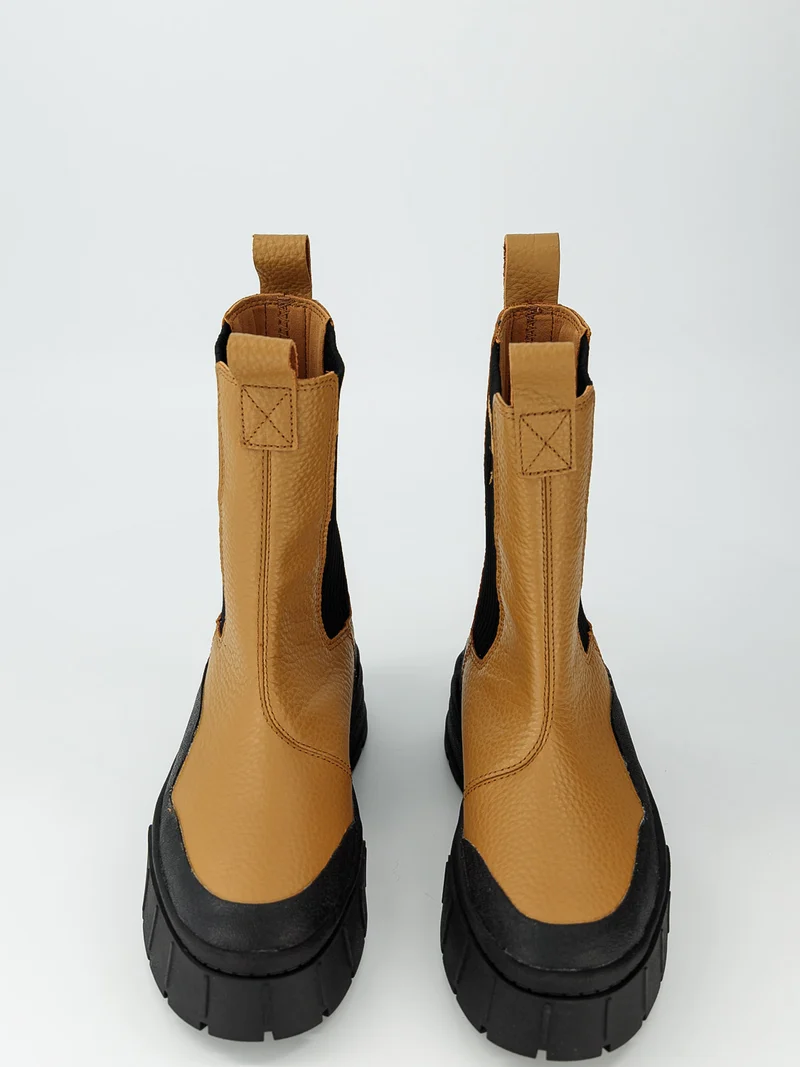 Stiefel Mayze Stack Chelsea Camel